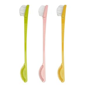 EBIN NEW YORK 24 Hour Edge Tamer Brush 2-in-1 Brush & Comb 3pack – Swine Bristle, Dual-ended, No Flaking, Styling Tool | Regular, Hard, Extreme(Nylon)