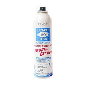 EBIN NEW YORK Wonder Lace Bond Adhesive Spray 6.08 Fl Oz Sports Edition – Strong Hold – Water-Resistant Wig Glue Spray for Front Lace Wig Application – Designed for Active Lifestyles and Daily Wear(2.7 fl oz)