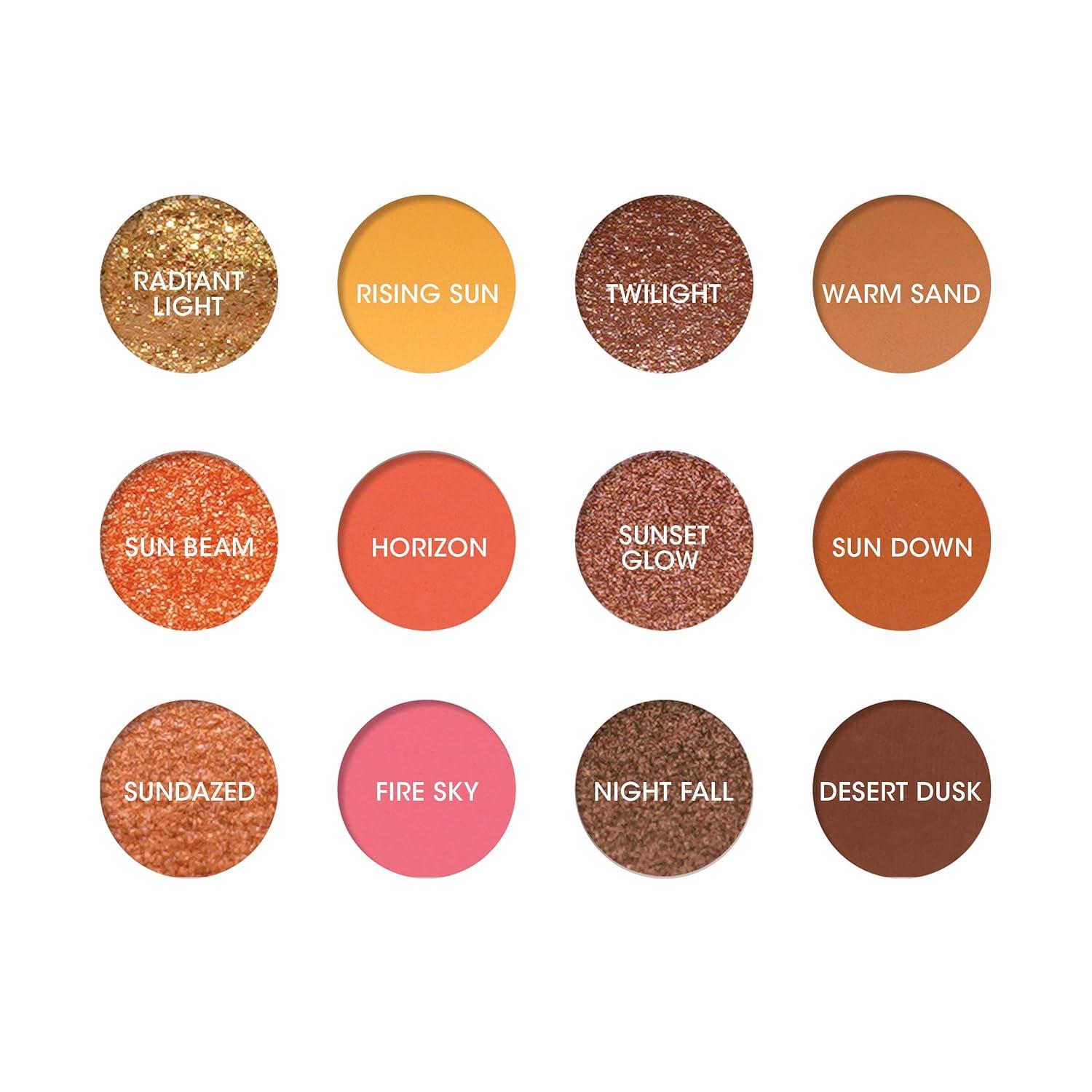 imageEBIN NEW YORK Golden Empire Secret of Pharaoh Eyeshadow Palette Highly Pigmented and Blendable CrueltyFree LongLasting Matte ampamp ShimmerEgyptian Sunset