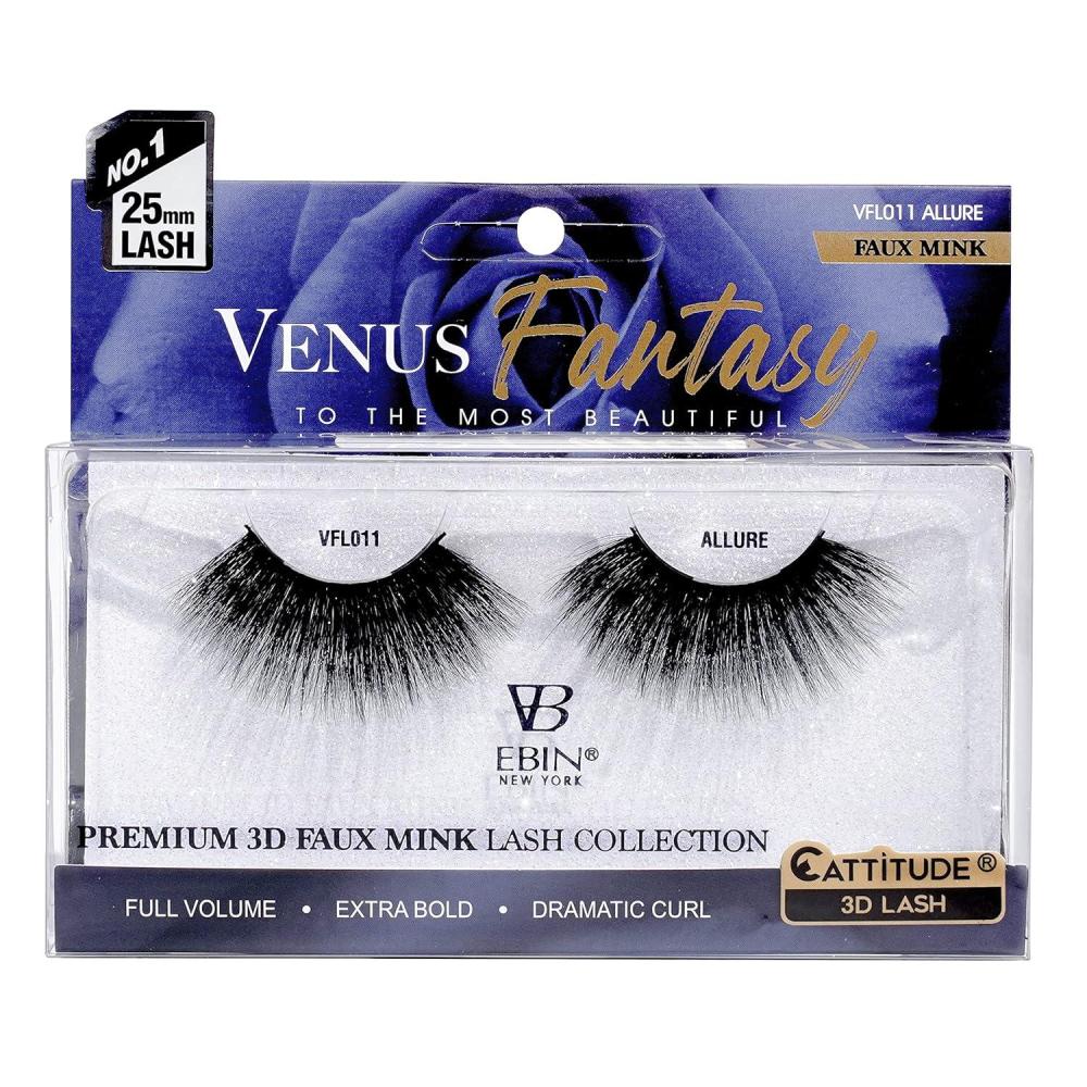 imageCATTITUDE 3D LASHES Venus Fantasy  25mm Faux Mink Lashes  Full volume  Extra bold  Dramatic curl  WANDERLUSTALLURE