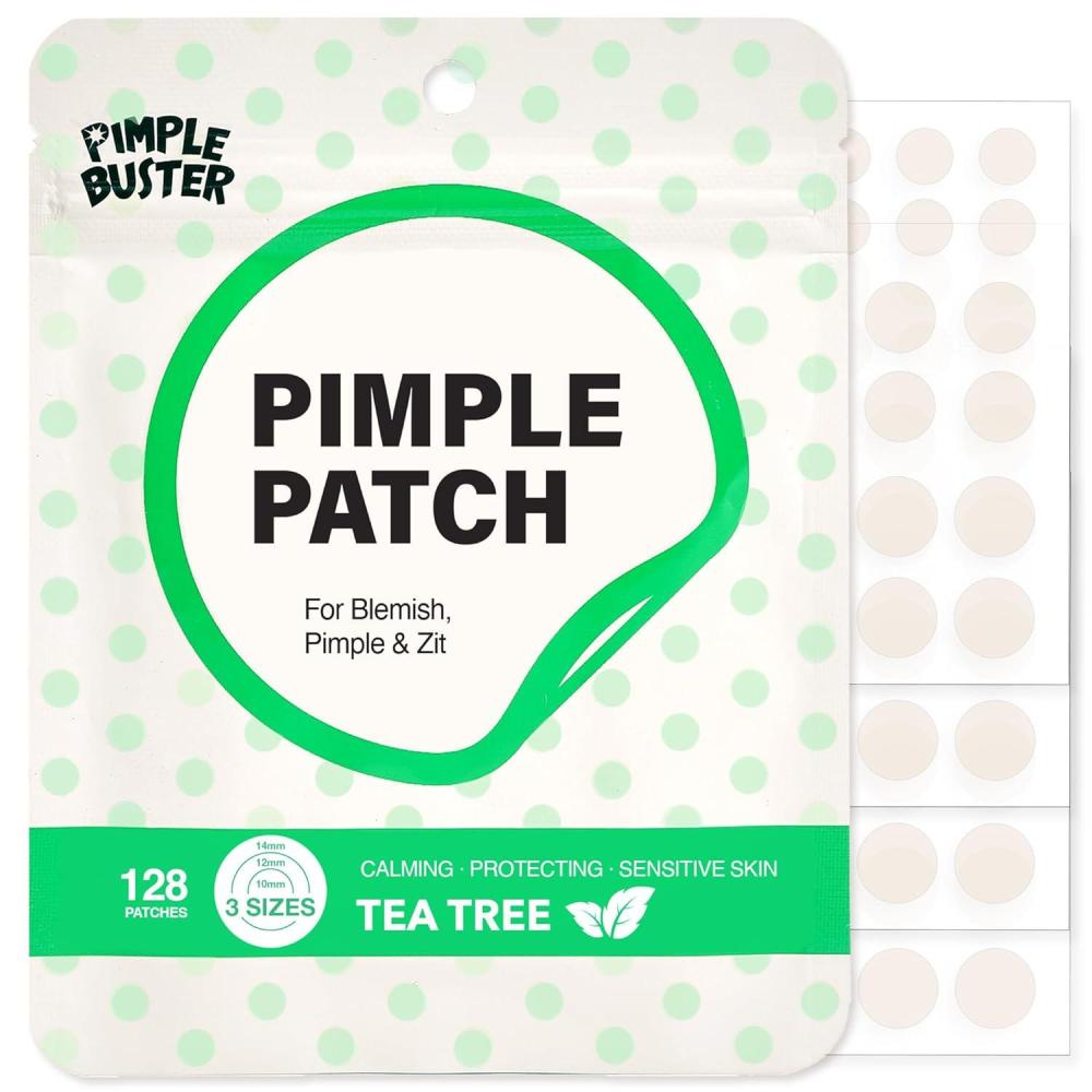 imagePimple Patches for Face Original Hydrocolloid Acne Patches for Blemishes ampamp Breakouts and Absorbing Zits Recover the Spot Quickly Cover Spot from Dirt Invisible FinishedTea Tree