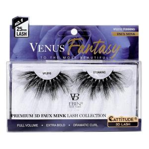 CATTITUDE 3D LASHES Venus Fantasy | 25mm Faux Mink Lashes | Full volume | Extra bold | Dramatic curl – WANDERLUST(STUNNING)