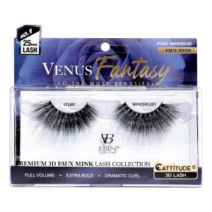 CATTITUDE 3D LASHES Venus Fantasy | 25mm Faux Mink Lashes | Full volume | Extra bold | Dramatic curl – WANDERLUST(WANDERLUST)