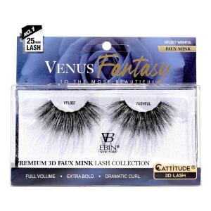 CATTITUDE 3D LASHES Venus Fantasy | 25mm Faux Mink Lashes | Full volume | Extra bold | Dramatic curl – WANDERLUST(WISHFUL)