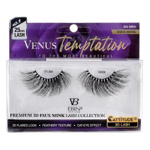 CATTITUDE 3D LASHES Venus Temptation | 25mm wing style | Faux Mink Lashes | 3D flared look | Feathery texture | Cat-eye effect – ZEST(SIREN)