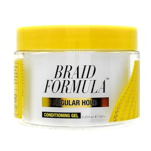 EBIN NEW YORK Braid Formula Conditioning Gel, Original/Regular Hold, 3.53oz/100ml – Clean/Aloe Vera Scent, Shine, Braid Control, No Residue, No Flaking, Smoothing, Strong Hold