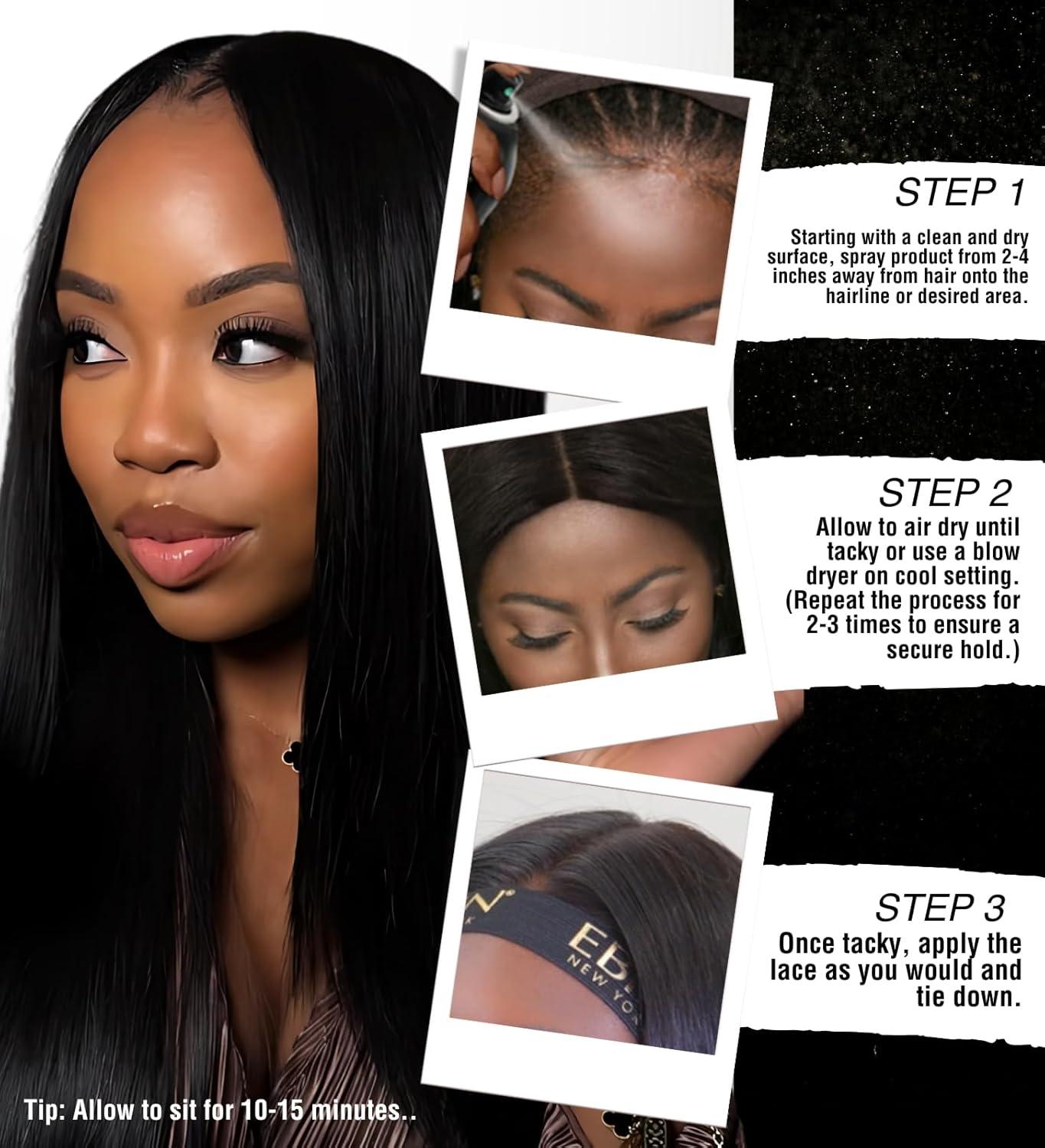 imageEBIN NEW YORK Wonder Lace Bond Adhesive Spray Extreme Firm Hold 142oz 400mlSupreme