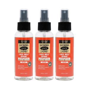 Wonder Lace Bond Melt Spray 8.25 Fl Oz / 250 ml – Extreme Firm Hold (Original) | Flawless,Natural, and Sea mleass finish, No Reside, Long Lasting Formula with Protecting Edges, Perfect for wigs(1.13 Fl Oz (Pack of 3))