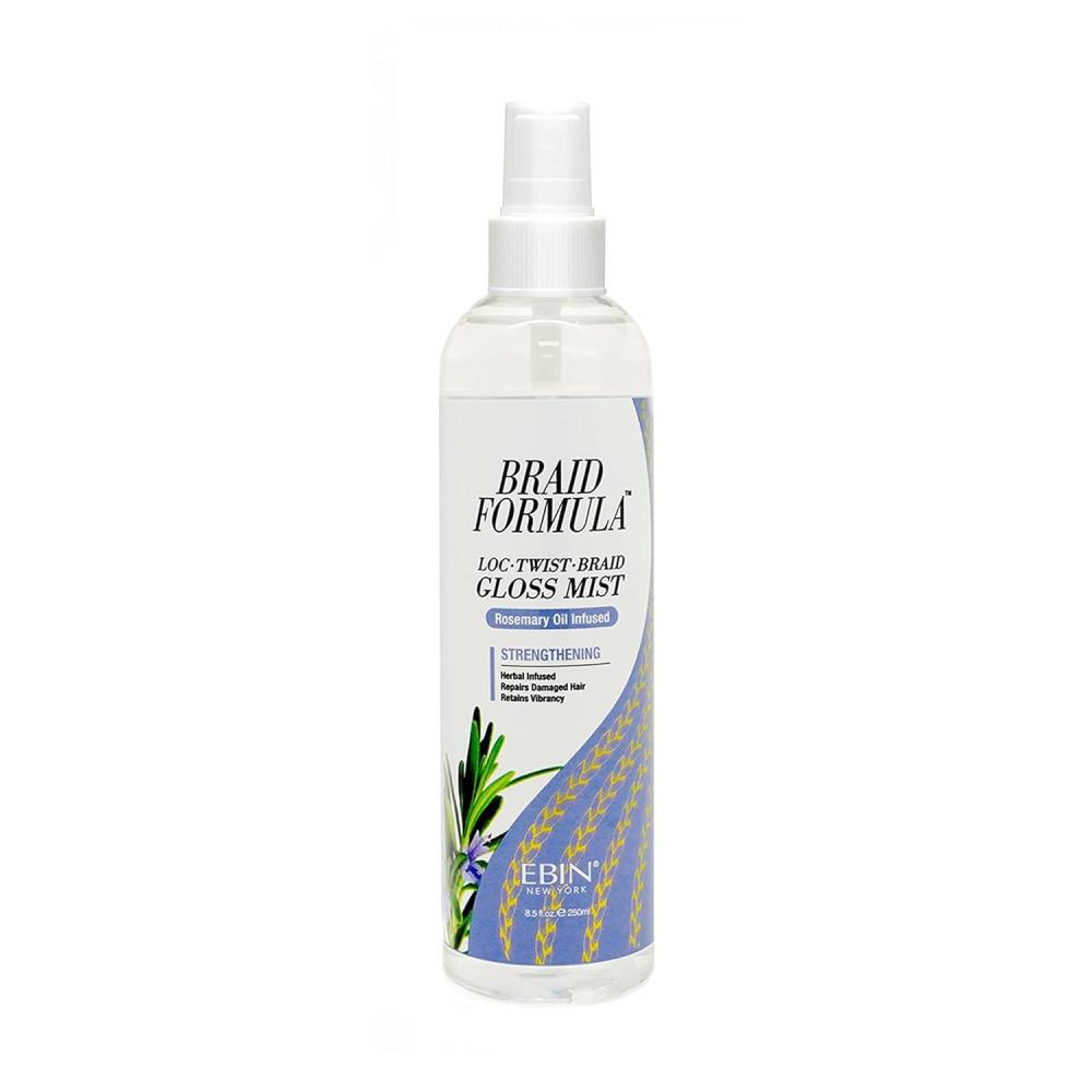 image:imageEBIN NEW YORK Braid Formula Loc Twist Braid Gloss Mist  Aloe Infused Hydrating Moisturizing Scalp Hair mist Itch relief refresh cooling Scalp treatment shine sprayRosemary Oil Strengthening