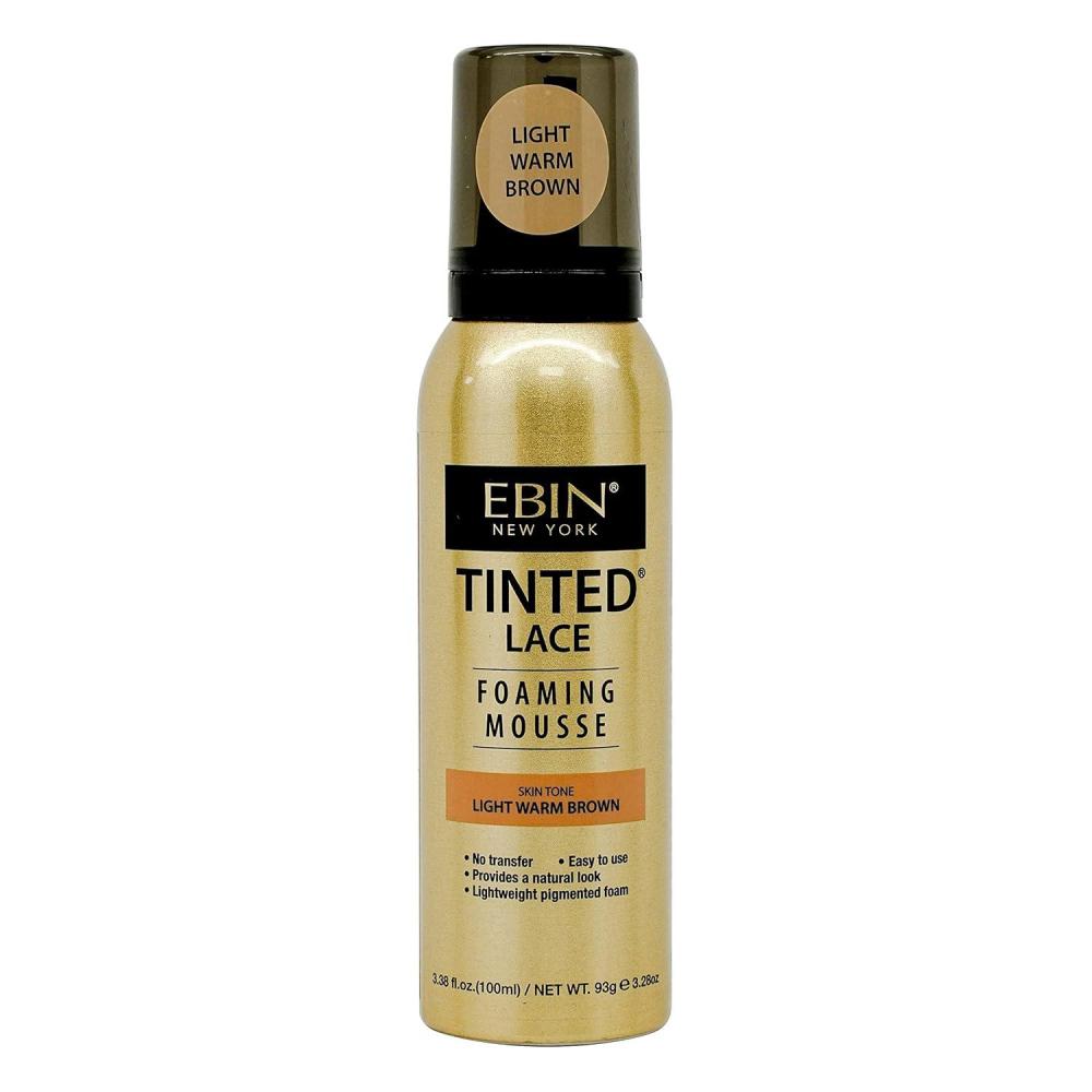 image:imageEBIN NEW YORK Tinted Lace Foaming Mousse  Natural Beige 338oz 100mlLight Warm Brown