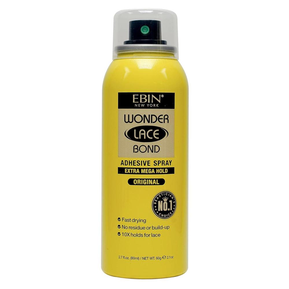 image:imageEBIN NEW YORK Wonder Lace Bond Adhesive Spray Sensitive  Extreme Firm Hold 142 fl oz 420mL Sensitive Use Fast DryingNo Residue No Buildup Powerful Hold AllDay Hold Easy Daily Wig InstallOriginal