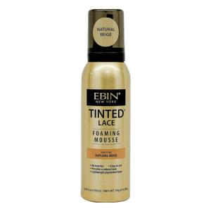 EBIN NEW YORK Tinted Lace Foaming Mousse – Natural Beige, 3.38oz/ 100ml(Natural Beige)