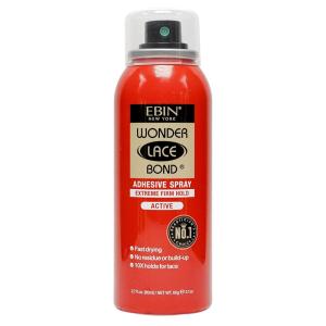 EBIN NEW YORK Wonder Lace Bond Adhesive Spray Sensitive – Extreme Firm Hold 14.2 fl. oz./ 420mL |Sensitive Use, Fast Drying,No Residue, No Build-up, Powerful Hold, All-Day Hold, Easy Daily Wig Install(Active)