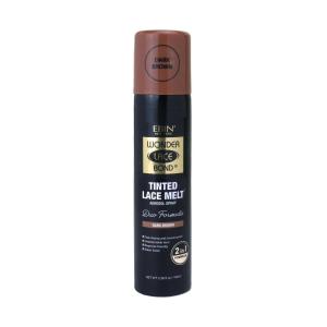 EBIN NEW YORK Wonder Lace Bond Tinted Lace Melt Aerosol Spray – Dark Brown 3.38oz/ 100ml – Quick Dry No Transfer Formula, Humid Resistant, Infused with Keratin for Protect Skin, Paraben Free(DARK BROWN)