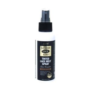 EBIN NEW YORK Wonder Lace Bond Tinted Lace Melt Pump Spray – Medium Brown | No Residue, Even Spray, Matching Skin Tone for Natural Look, 3.38oz /100ml(MEDIUM DARK BROWN)