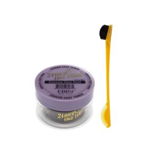 EBIN NEW YORK 24 Hour Edge Tamer Kit (2.7oz/ 80ml, Extreme Hard) No Flaking, No White Residue, Shine and Smooth texture with edge hair styling(2.7 Ounce (Pack of 1))