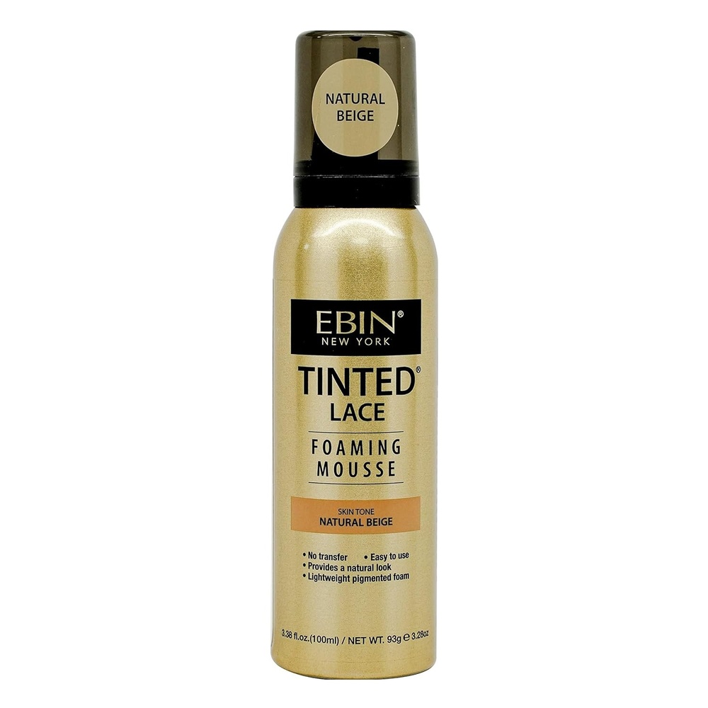 image:imageEBIN NEW YORK Tinted Lace Foaming Mousse  Dark Brown 338oz 100mlNatural Beige