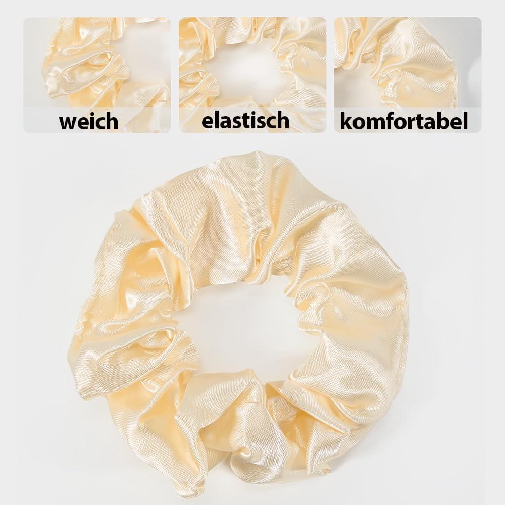 image200pcs Elastique Cheveux MulticoloresChouchous Fille Polyvalents pour Coiffures du Quotidien Mariages Sport et Artisanat4PCS Bandeaux en satin