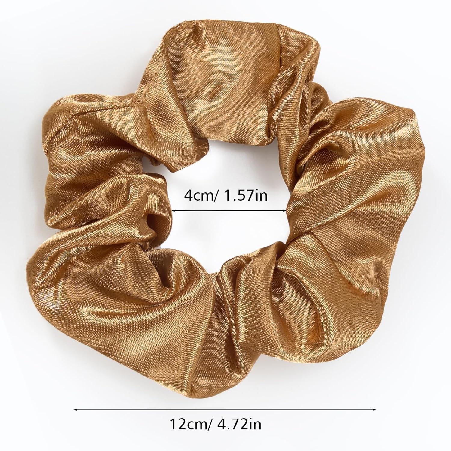 image200pcs Elastique Cheveux MulticoloresChouchous Fille Polyvalents pour Coiffures du Quotidien Mariages Sport et Artisanat4PCS Bandeaux en satin