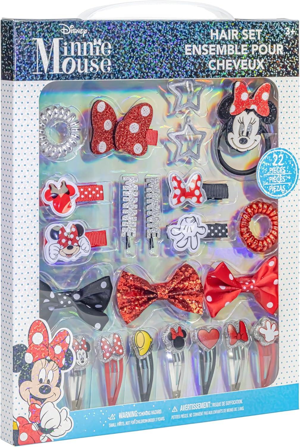 imageDisney Minnie Mouse Coffret Cadeau daccessoires pour Cheveux pour Filles Townley pour Filles de 3 Ans et Plus Comprend 22 pices Un nud pour Cheveux des pingles Cheveux et Plus Encore