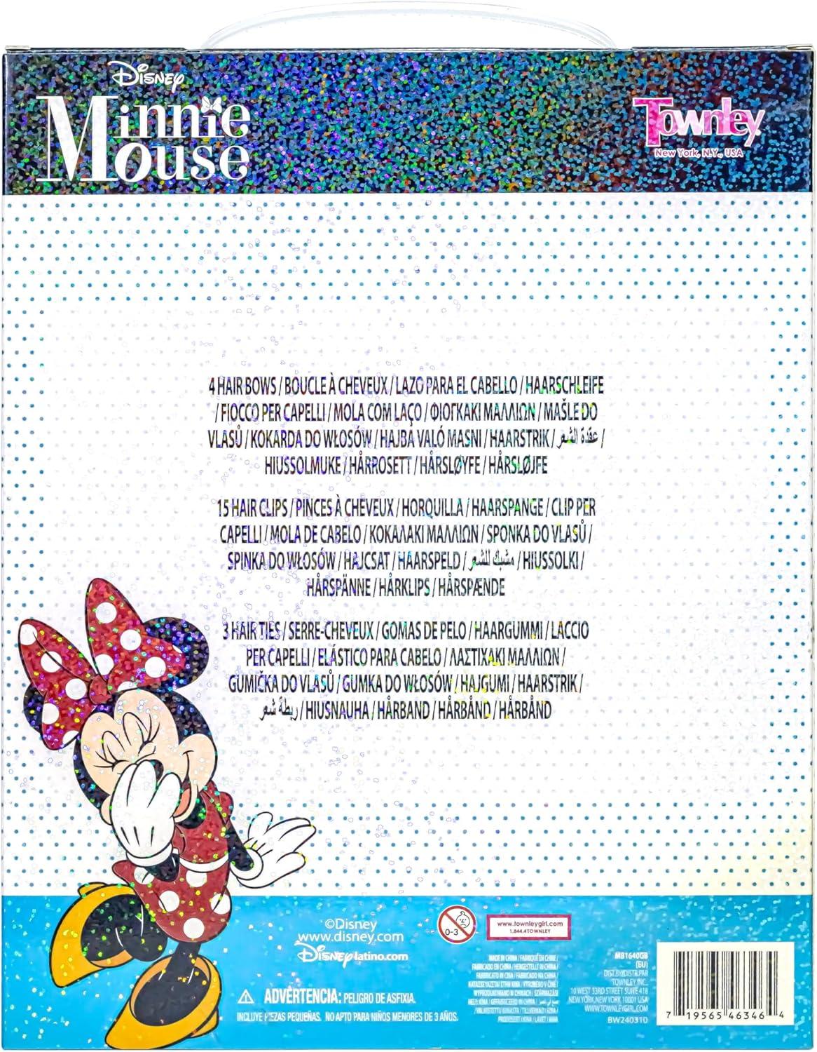 imageDisney Minnie Mouse Coffret Cadeau daccessoires pour Cheveux pour Filles Townley pour Filles de 3 Ans et Plus Comprend 22 pices Un nud pour Cheveux des pingles Cheveux et Plus Encore