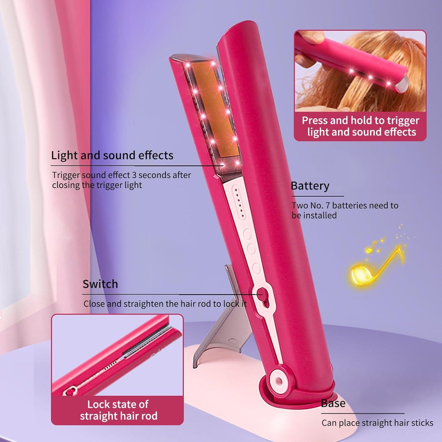 imageEnsemble de Salon de Beaut22 PiCes Kit Coiffure pour EnfantsJouets de Salon de CoiffureMode Jeu de Simulation de CoiffeurJeu de Rle de Coiffure pour Enfants Garons et Filles 3 Ans