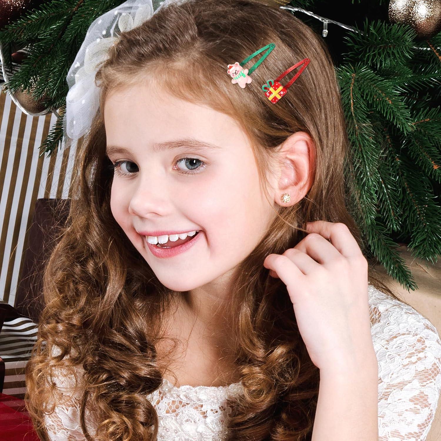 imagePinkSheep Barrettes cheveux licorne 6 paires12 packs dpingles cheveux arcenciel en forme de nuage pinces cheveux mignonnes pour bbs filles ados et enfantsNol