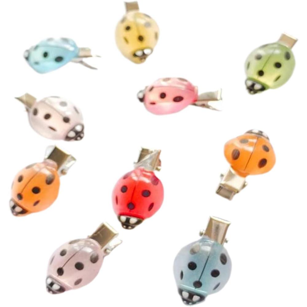 imageBarrettes Mignonnes Pour Cheveux 10 Pices Attaches Drles Insecte Barrettes Lumineuses Mignonnes de Coiffure pour Adolescents Filles Rendezvous Fte Extrieur cole Vtements Dcor pour