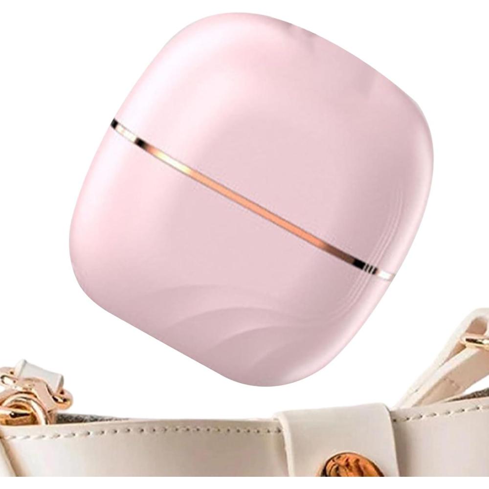 imageMini Brosse Lisseuse Sans FilOutil De Coiffure Portable Brosse Lisser Chauffage Rapidepour Filles Dames Voyageurs Professionnels Occups Salon Vacances Utilisation QuotidienneRose