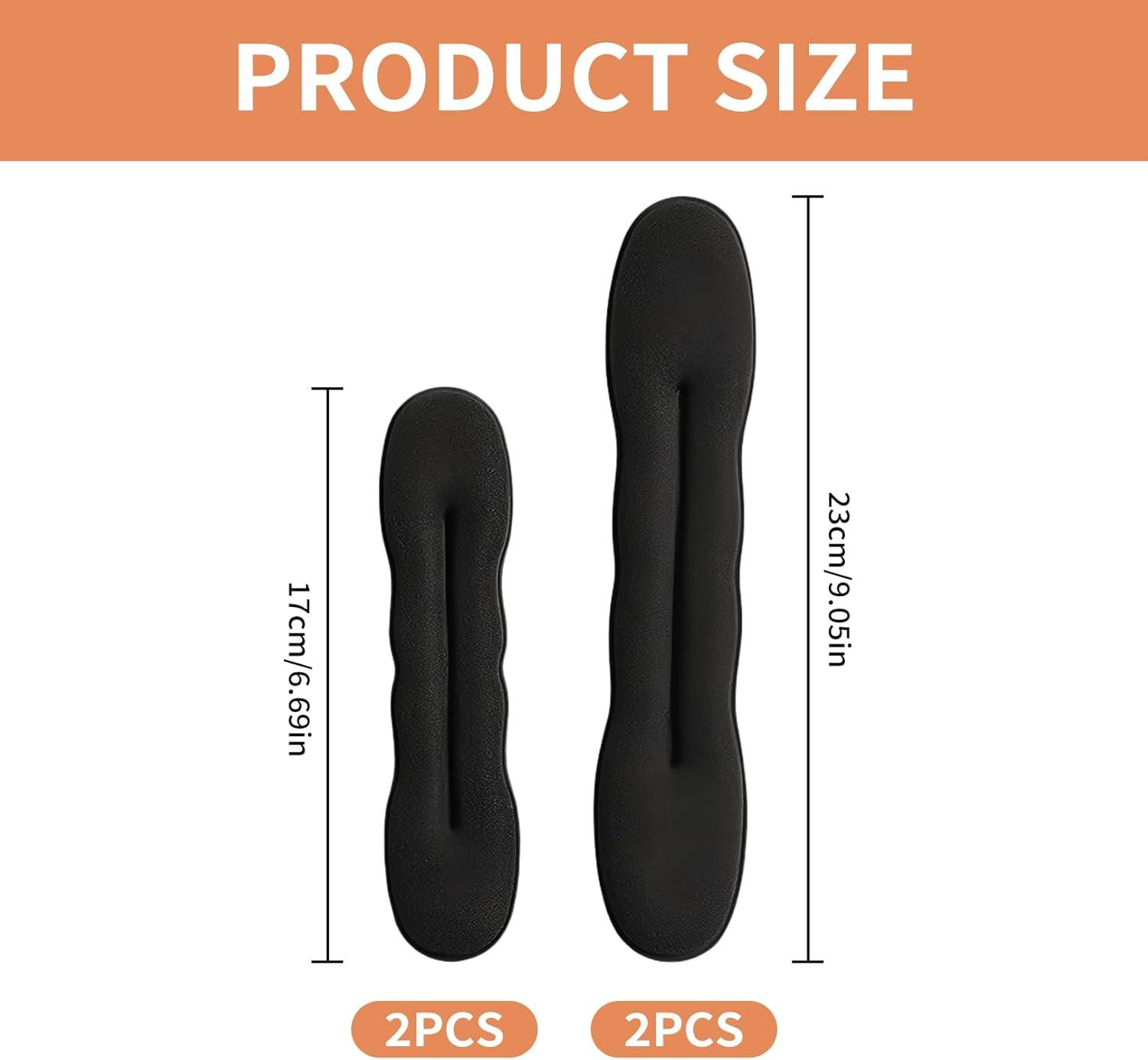 image4 Pices Chignon CheveuxAccessoires Donuts Enfant Accessoire Hair Bun Maker Kit Kids Accessories Appareil Barrette Boudin Buns Ceintures Chignons Coiffurepour Danse Classique Fille Pince Elastique