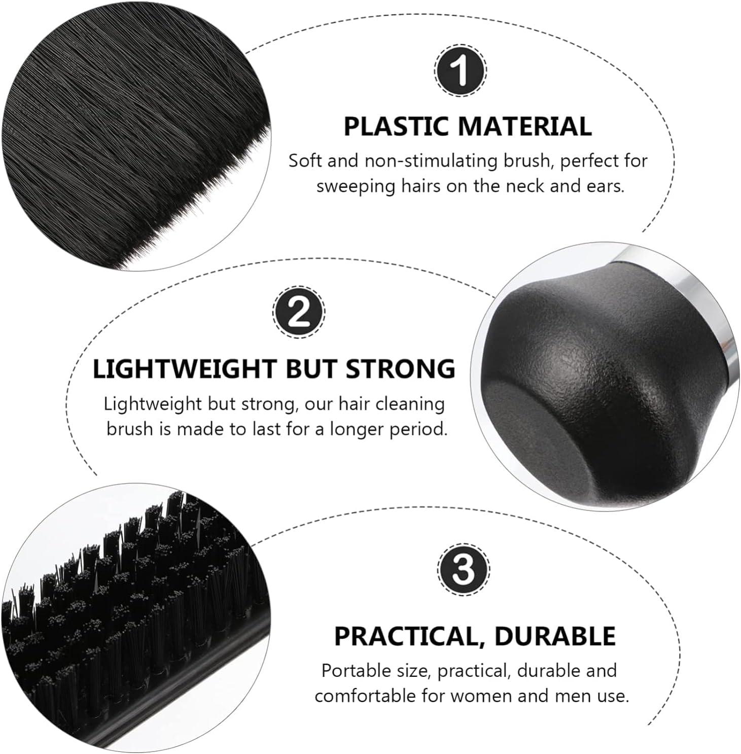 imageLot de 3 brosses de coupe de cheveux brosse de cou brosse pour enlever la poussire brosses de coiffure pour le nettoyage des cheveux et enlever la poussire dans le salon de coiffure
