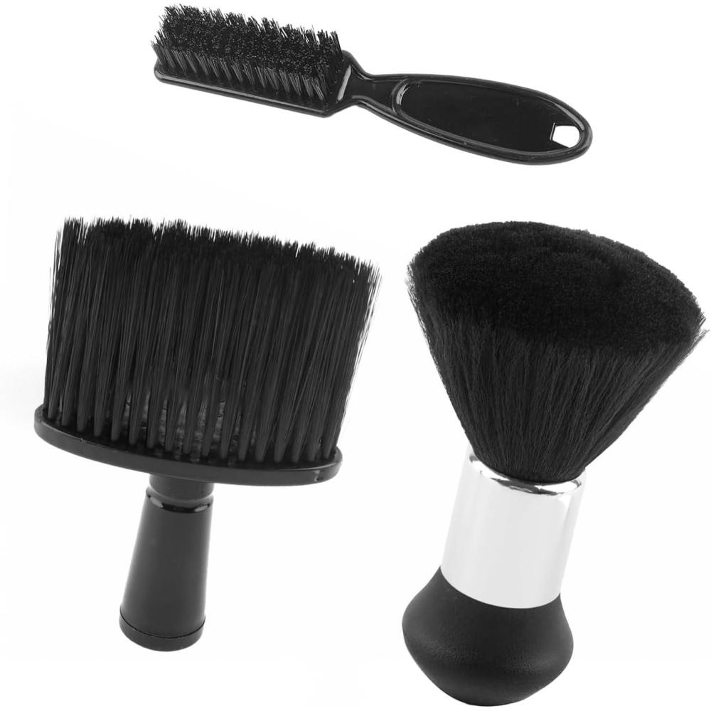 imageLot de 3 brosses de coupe de cheveux brosse de cou brosse pour enlever la poussire brosses de coiffure pour le nettoyage des cheveux et enlever la poussire dans le salon de coiffure