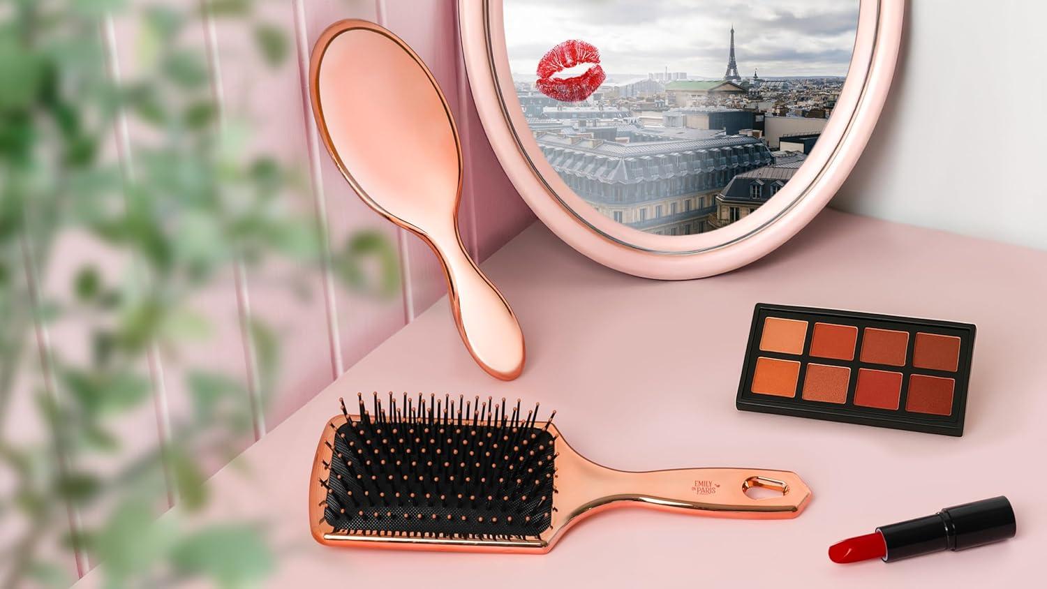 imageEmily in Paris x Bo Paris Lot de 3 barrettes guiches dores et nacres Ornements de cheveux lgants Accessoire coiffure tendanceBandeau noir