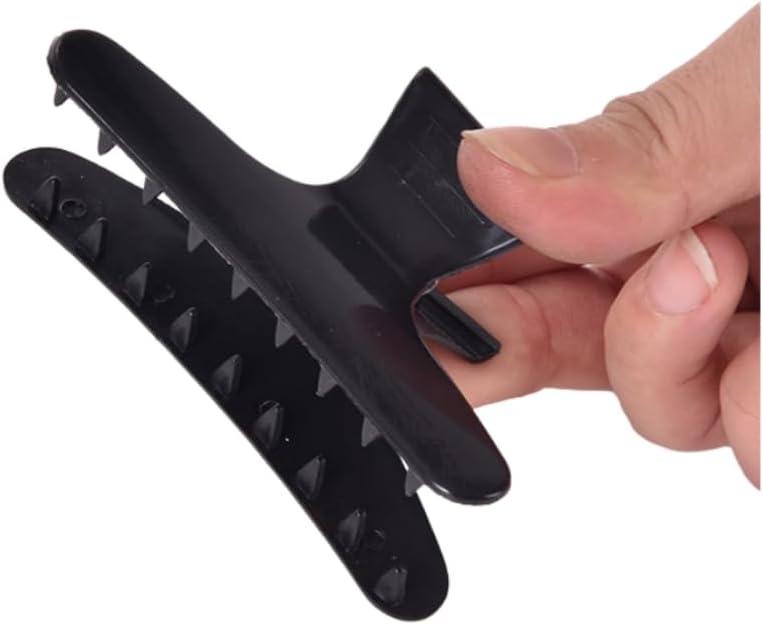imageGrapelet 12x pince cheveux papillon pince cheveux en plastique Papillon noir outils de coiffure Convient aux outils de coiffure pour filles