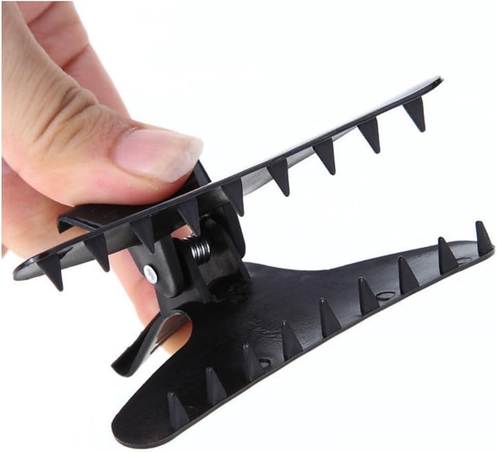 imageGrapelet 12x pince cheveux papillon pince cheveux en plastique Papillon noir outils de coiffure Convient aux outils de coiffure pour filles