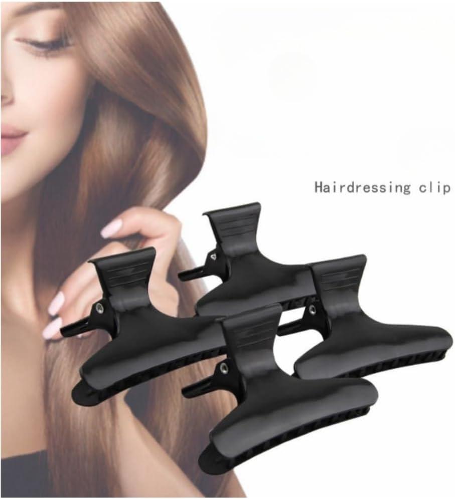 imageGrapelet 12x pince cheveux papillon pince cheveux en plastique Papillon noir outils de coiffure Convient aux outils de coiffure pour filles