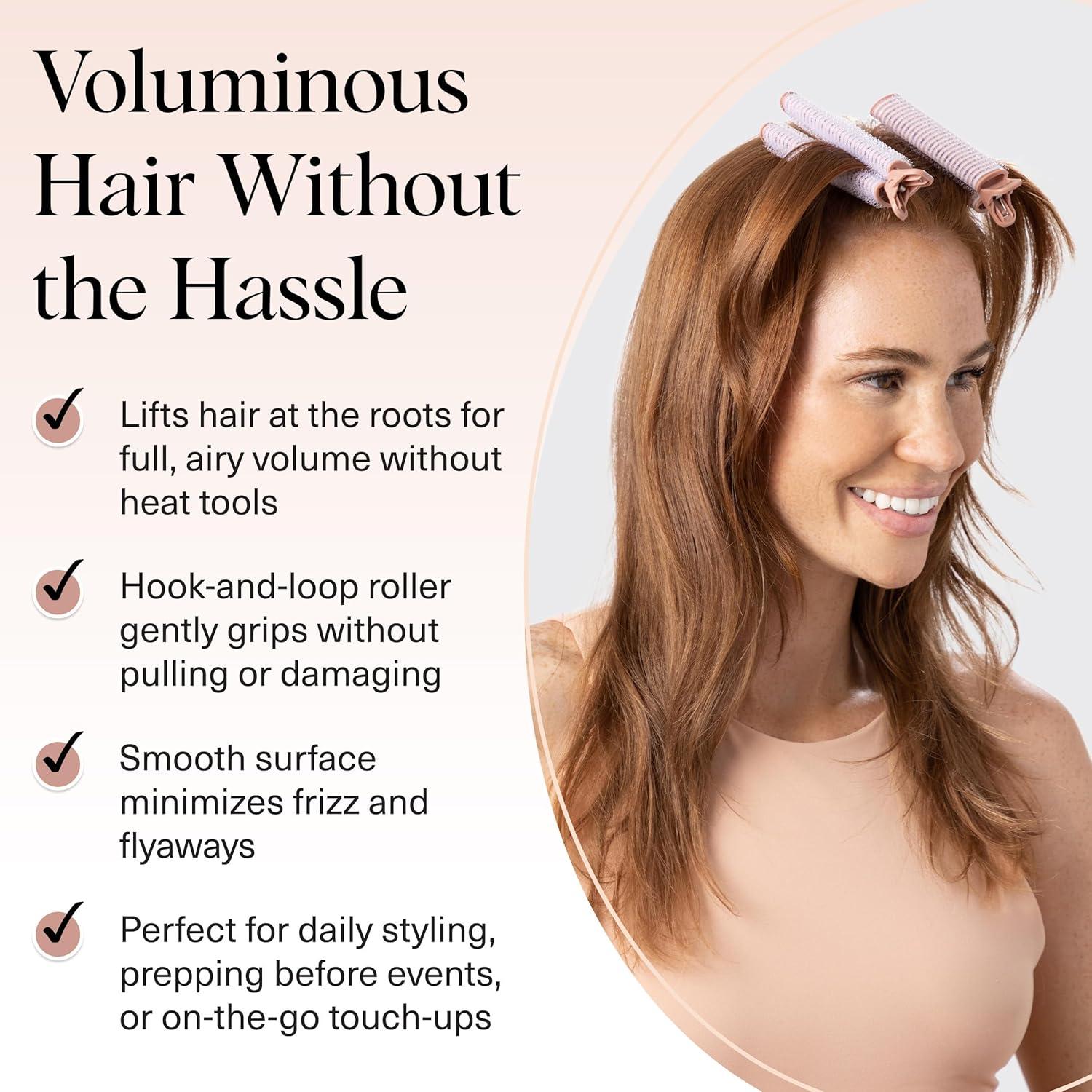 imageKitsch Lot de 2 pinces cheveux volumisantes instantanes Clips rouleau pour volume boucles et levage des racines Pour tous types de cheveux