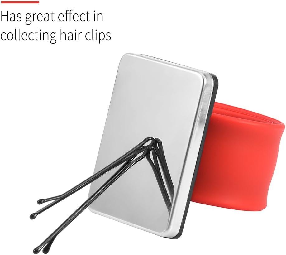 imageMagntique Support pour Pince Cheveux Accessoire Coiffure Couleurs Rouge Noir Vert Violet NoirRougenoirvertviolet