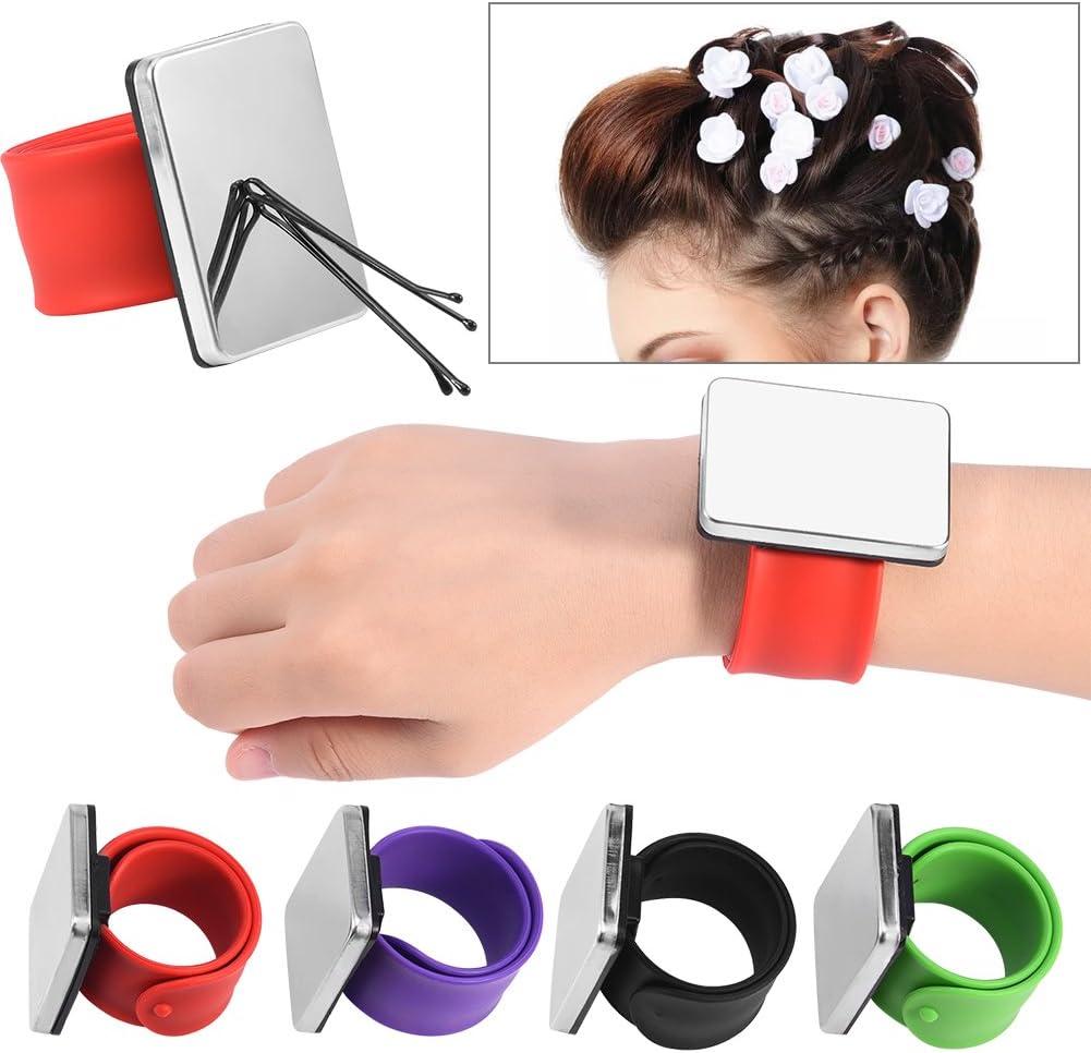 imageMagntique Support pour Pince Cheveux Accessoire Coiffure Couleurs Rouge Noir Vert Violet NoirRougenoirvertviolet
