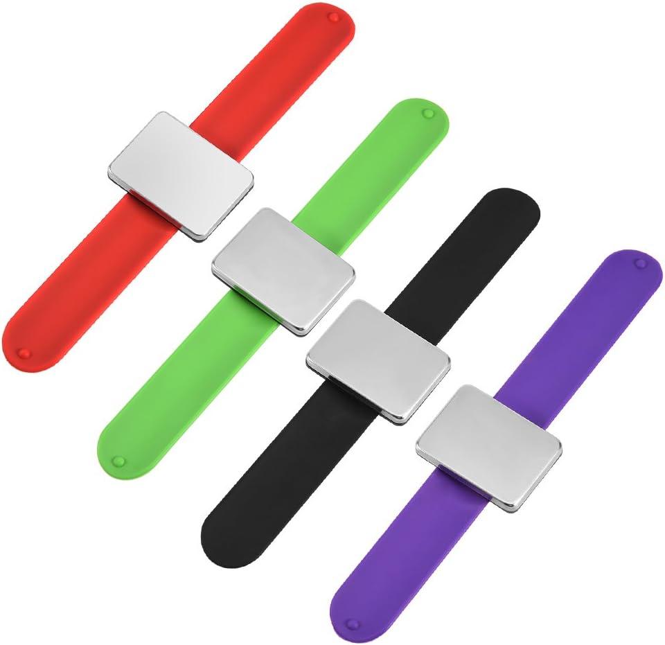 imageMagntique Support pour Pince Cheveux Accessoire Coiffure Couleurs Rouge Noir Vert Violet NoirRougenoirvertviolet