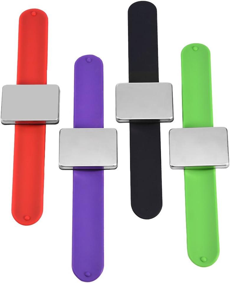 imageMagntique Support pour Pince Cheveux Accessoire Coiffure Couleurs Rouge Noir Vert Violet NoirRougenoirvertviolet