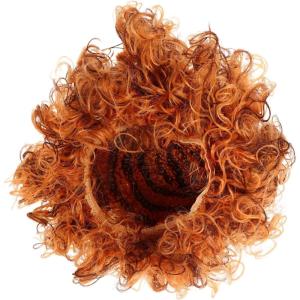 UPKOCH Perruque Afro Bouclée Courte Synthétique Femme Style Naturel Confort Élastique pour Fêtes Cosplay et Usage Quotidien