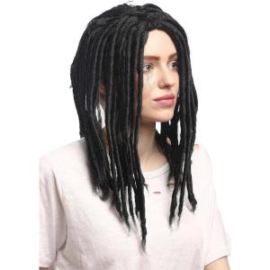 WIG ME UP – Perruque femme homme cosplay orange rebelle courte hérissée stylée japon anime H9708-1004(noir (ZA103))