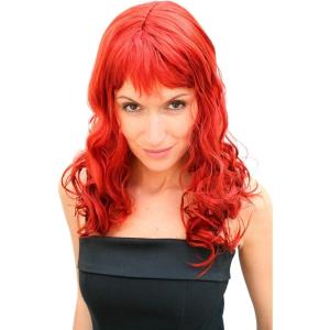 WIG ME UP – Perruque femme homme cosplay orange rebelle courte hérissée stylée japon anime H9708-1004(rouge (KII135))