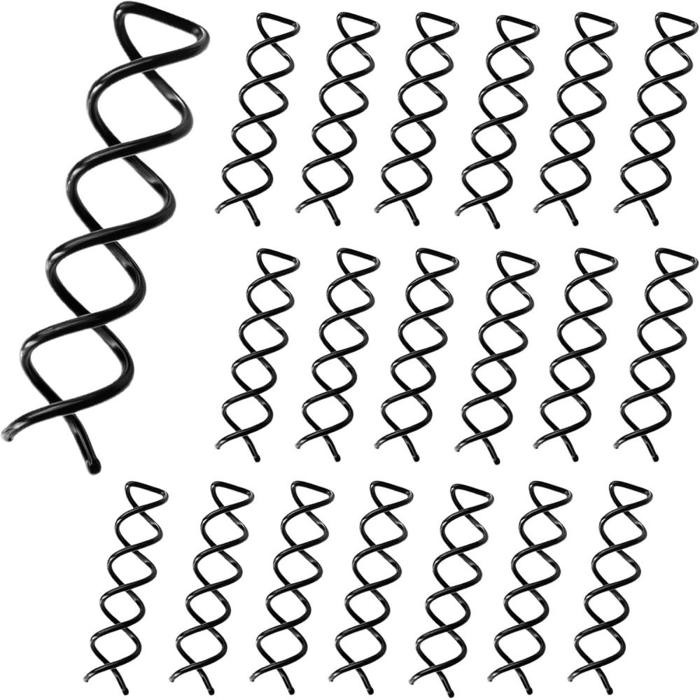 imageEpingles  Cheveux Lot de 300 Pince Chignon en Mtal Mixte pour Femme et Filles Pinces Chignon pour Salon de Coiffure et Maison Tous Types de Cheveux avec Bote de Rangement Transparente10 20pcsNoir