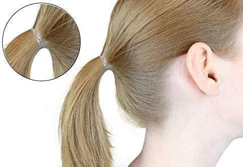 image:imageElastique NoirMini lastiques300 Pices Noir ElastiquePetit elastique cheveux Petits elastiques cheveux pour les Cheveux des Enfants Petites Dreadlocks Coiffure de Mariage et PlusTransparent