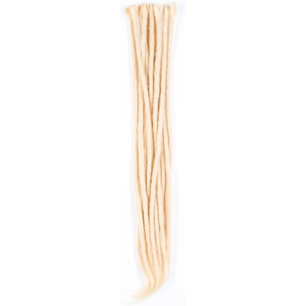 image:imageLot de 10 extensions synthtiques au crochet pour dreadlocks single ended VioletBlond