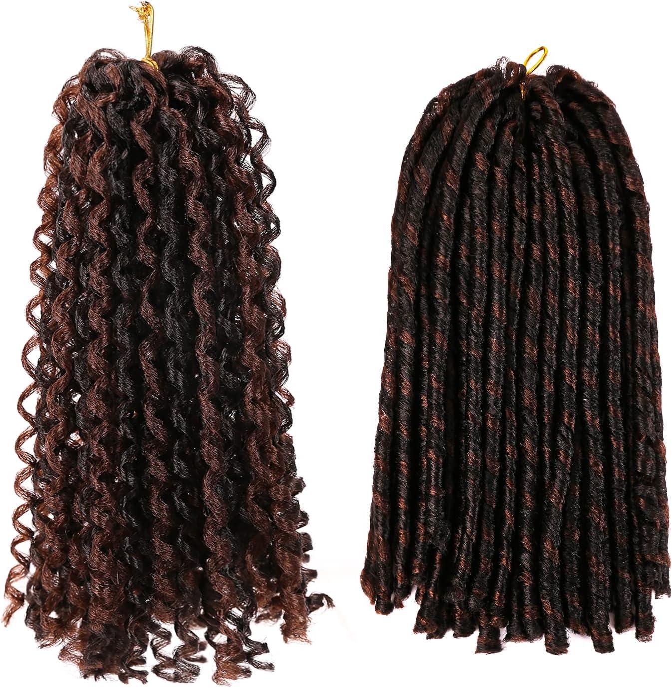 image:image1 lot de fausses dreadlocks au crochet de 914 cm dreadlocks ondules de desse courtes 20 racinespaquet 1B430