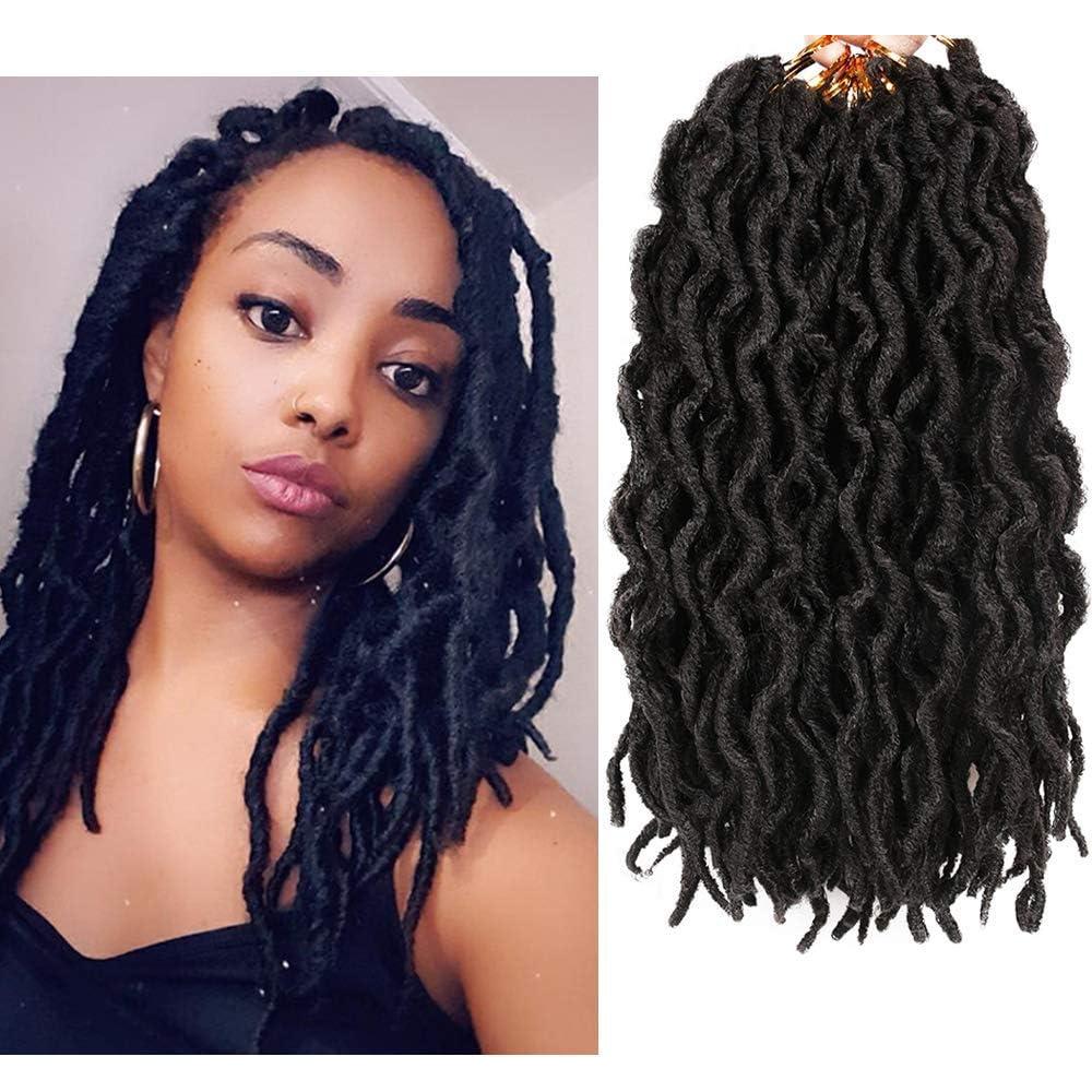 image:image1 lot de fausses dreadlocks au crochet de 914 cm dreadlocks ondules de desse courtes 20 racinespaquet 1BOr