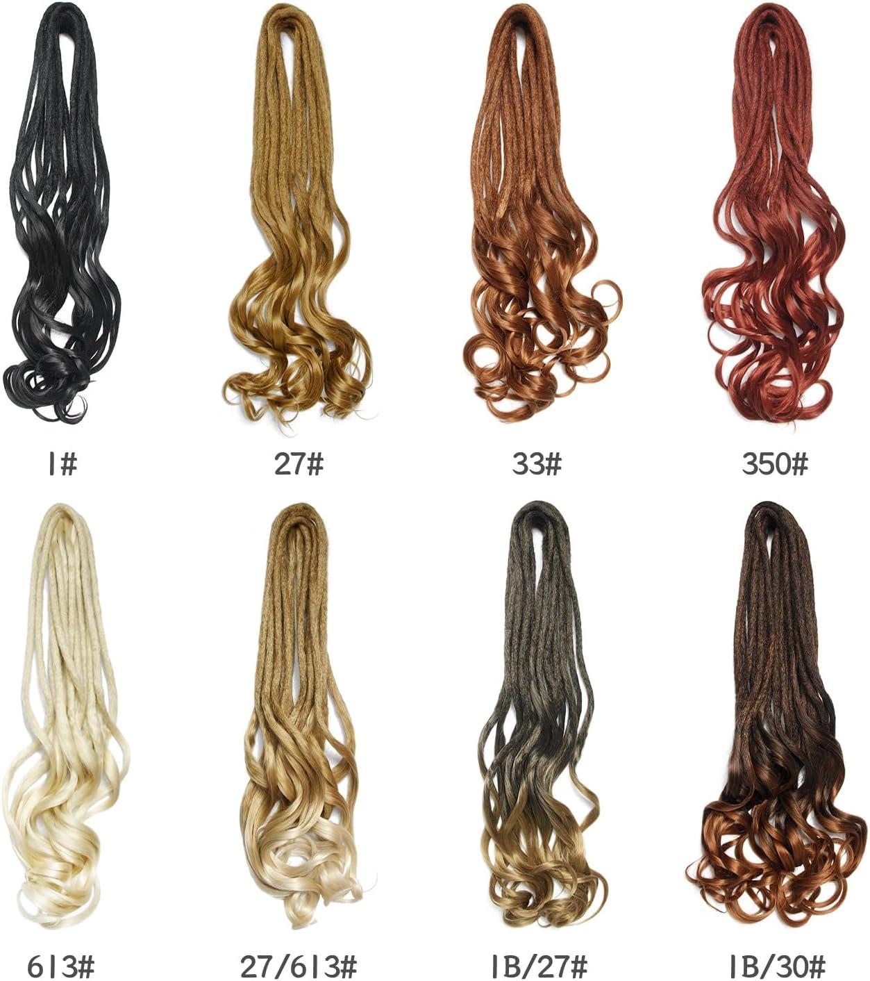 image:imageExtensions dreadlocks fines de 506 cm une extrmit 15 brinspaquet synthtiques douces fausses dreadlocks reggae crochet tresses une extrmit gris clairCurl1B30